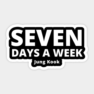 SEVEN Jungkook Sticker